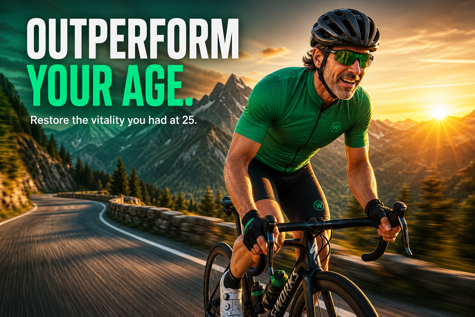 Do More, Age Less. WellMensRX NAD+ benefits for active life