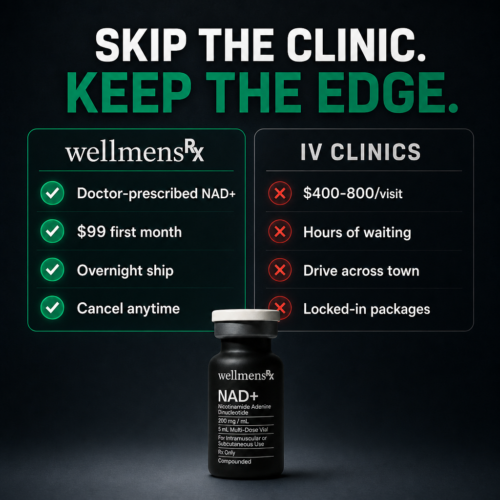 Why Choose WellMensRX. Comparison vs other providers